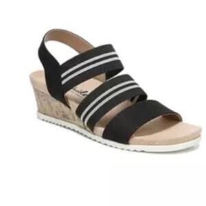New in Box LifeStride Sunshine Strappy Wedge Heel Sandals